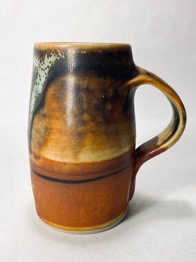 Art Studio Handmade Pottery Ceramic Mug Artist Signed